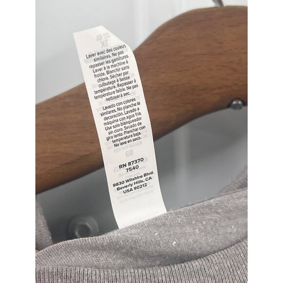 Swingjuice Size XL Country Club Graphic T-Shirt Heather Gray Polyester Blend - Picture 5 of 6